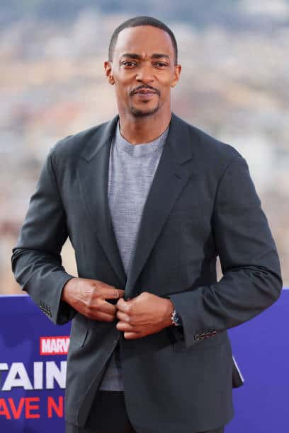 Anthony Mackie Captain America: Brave New World press tour