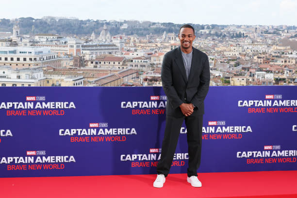 Anthony Mackie Captain America: Brave New World press tour