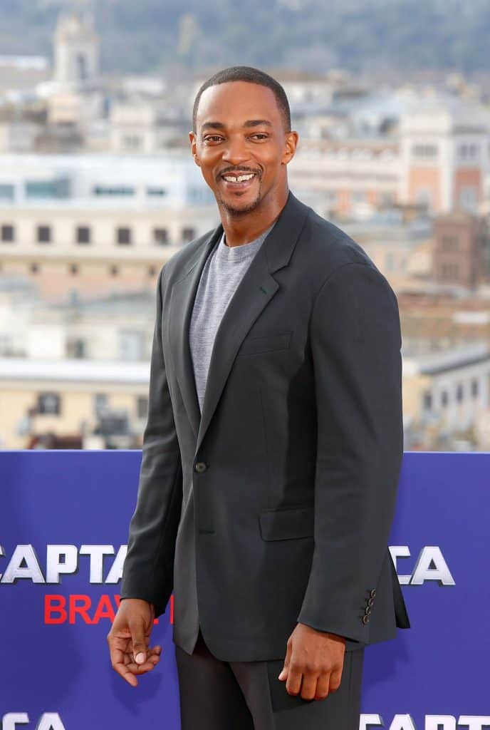 Anthony Mackie Captain America: Brave New World press tour