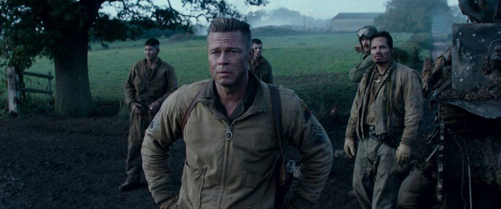 Brad Pitt and Logan Lerman in Fury, 2014 (dir. David Ayer)
