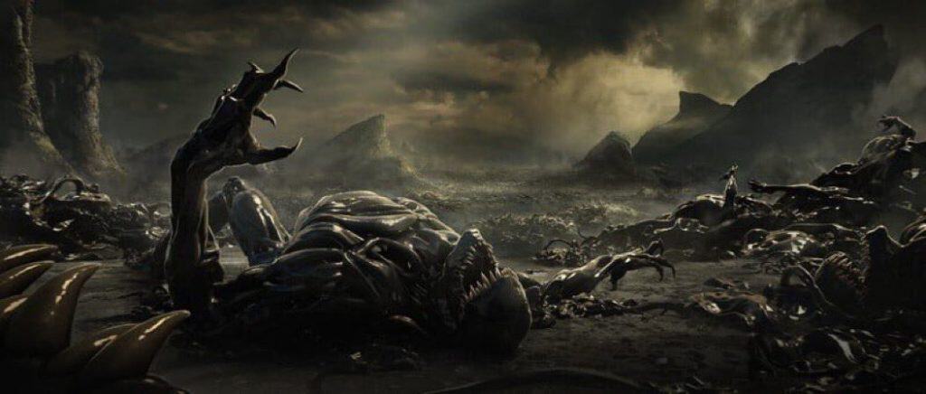 Planet of the dead symbiotes