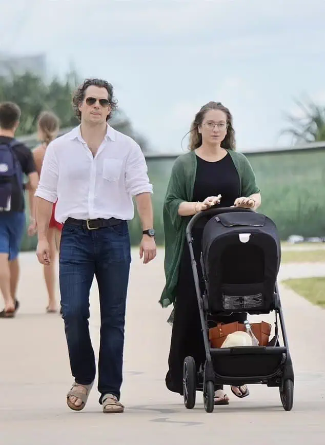 Henry Cavill and Natalie Viscuso spotted with newborn