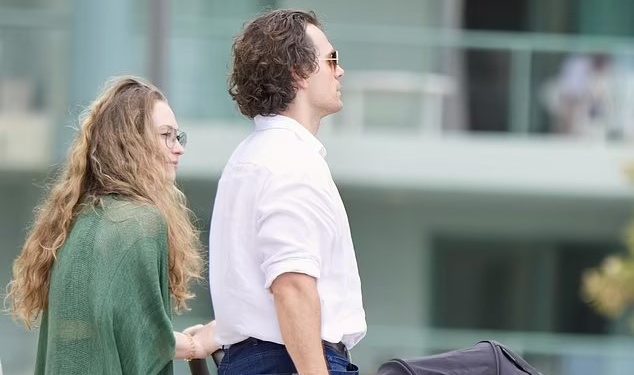 Henry Cavill and Natalie Viscuso spotted with newborn