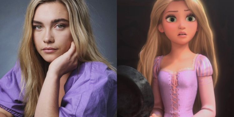 Florence Pugh live-action Tangled