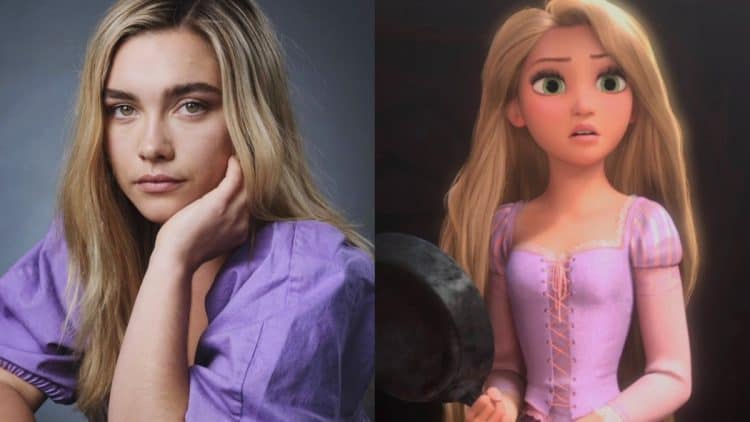 Florence Pugh live-action Tangled