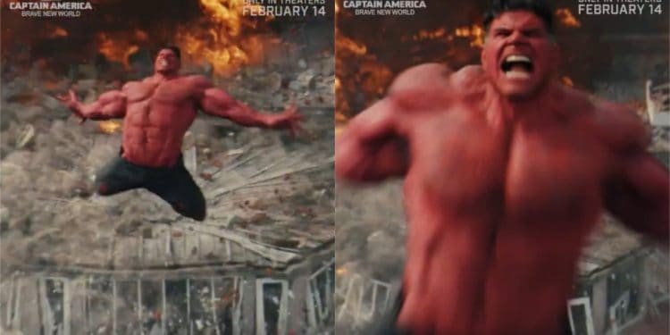 Captain America: Brave New World Red Hulk teaser