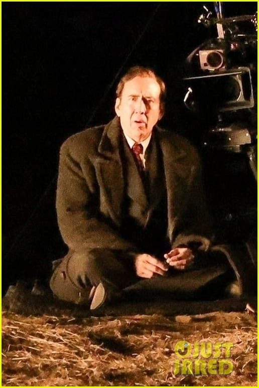 Nicolas Cage Spider-Noir filming Spider-Noir Los Angeles