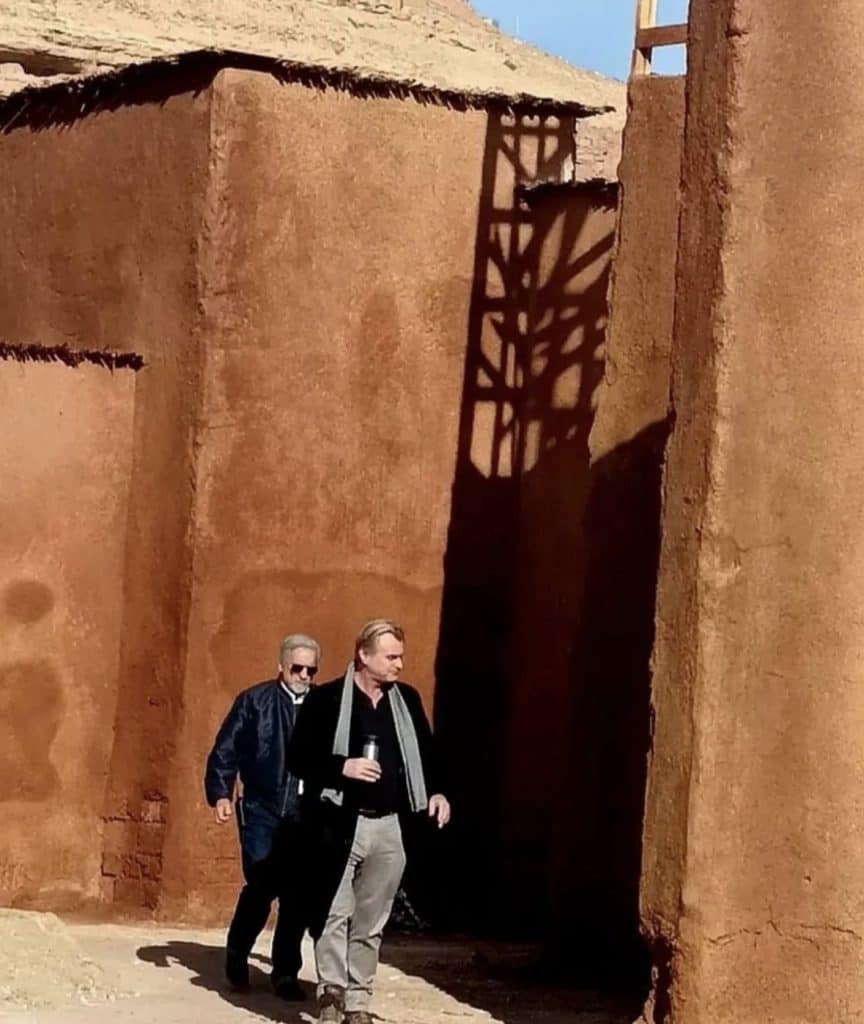 Christopher Nolan is currently in Morocco filming 'The Odyssey.'
