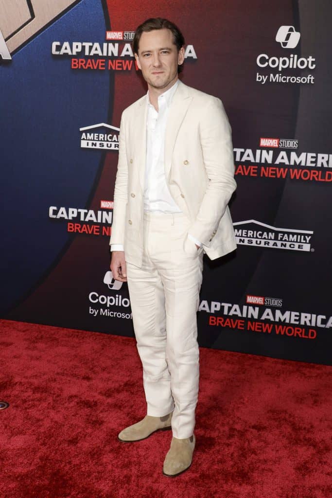 Lewis Pullman at the World Premiere of Captain America: Brave New World
