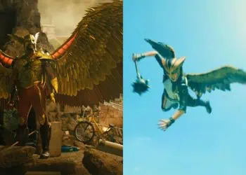 Hawkgirl's organic wings in the DCU