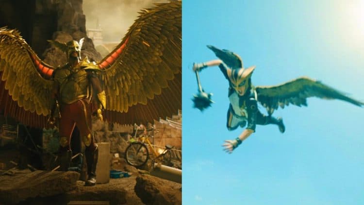Hawkgirl's organic wings in the DCU