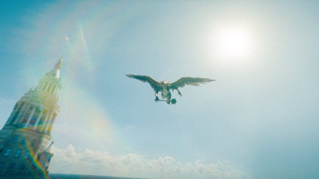 Hawkgirl's organic wings in the DCU