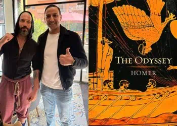 Jon Bernthal on The Odyssey set