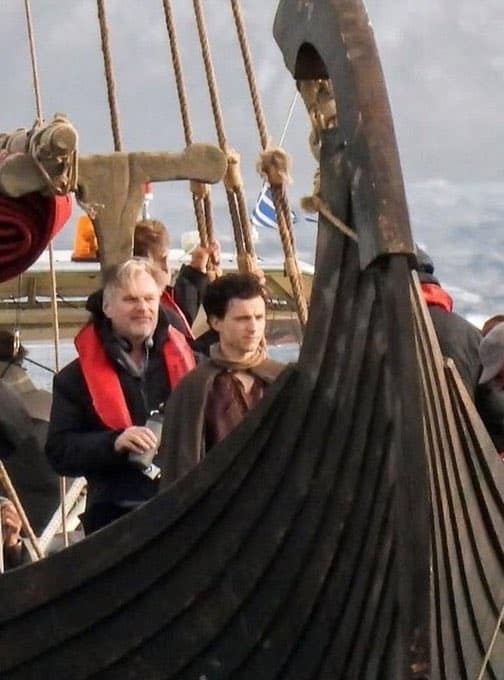 First Look: Tom Holland & Christopher Nolan Spotted on the Set of The Odyssey in Greece