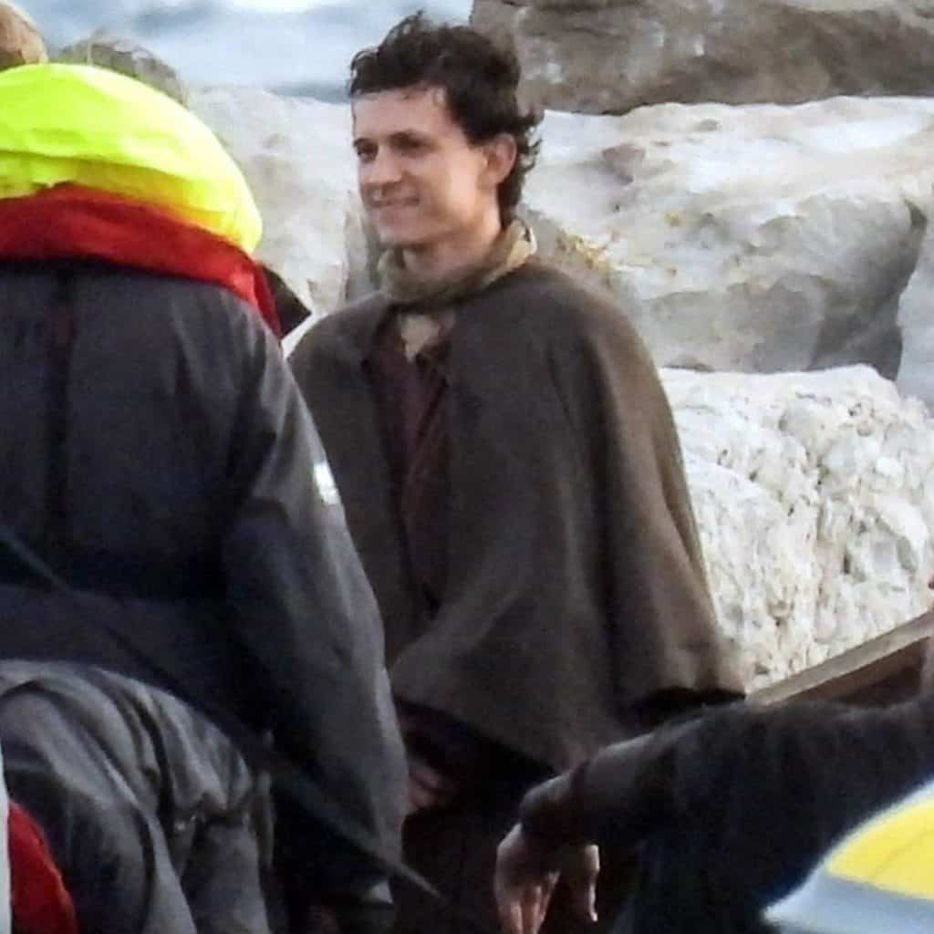 First Look: Tom Holland & Christopher Nolan Spotted on the Set of The Odyssey in Greece