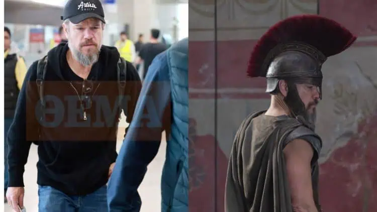 Matt Damon has been spotted in Greece for the filming of Christopher Nolan's The Odyssey. Filming begins this week and will wrap up early next week. Charlize Theron has also arrived on location.
