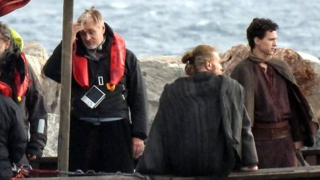 First Look: Tom Holland & Christopher Nolan Spotted on the Set of The Odyssey in Greece