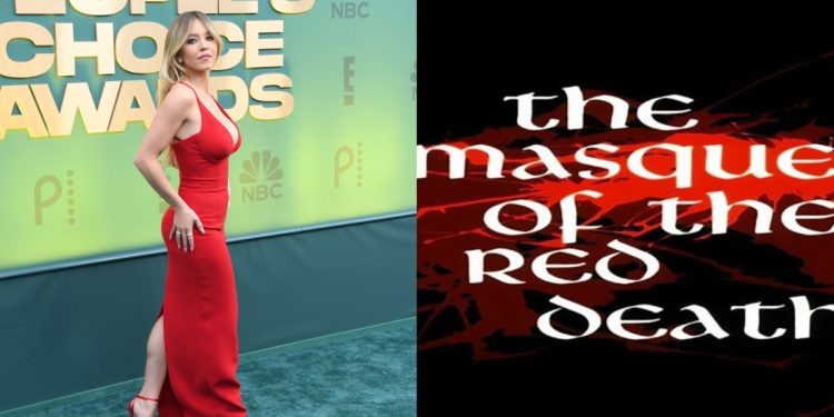 Sydney Sweeney The Masque of the Red Death filming