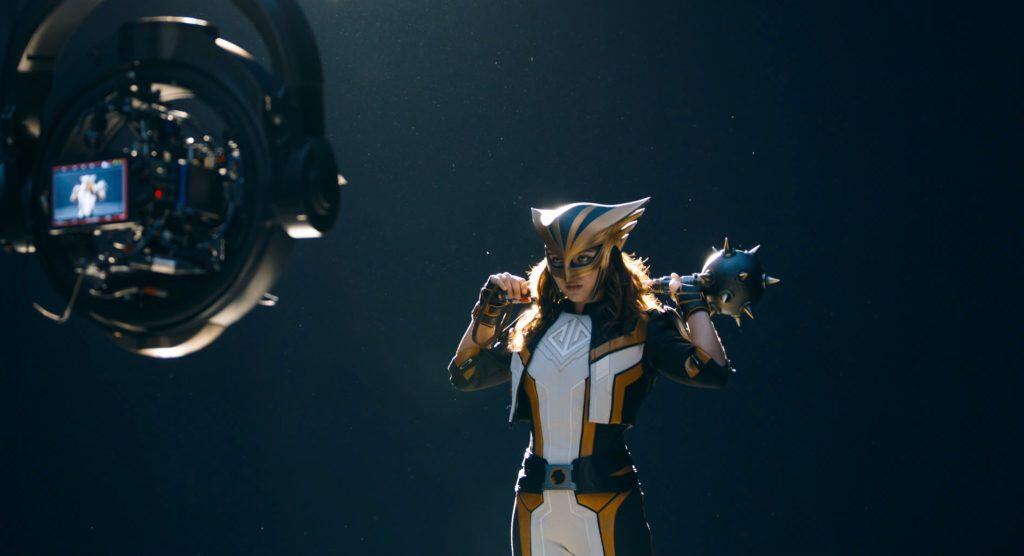 Anthony Carrigan as Metamorpho and Isabela Merced as Hawkgirl