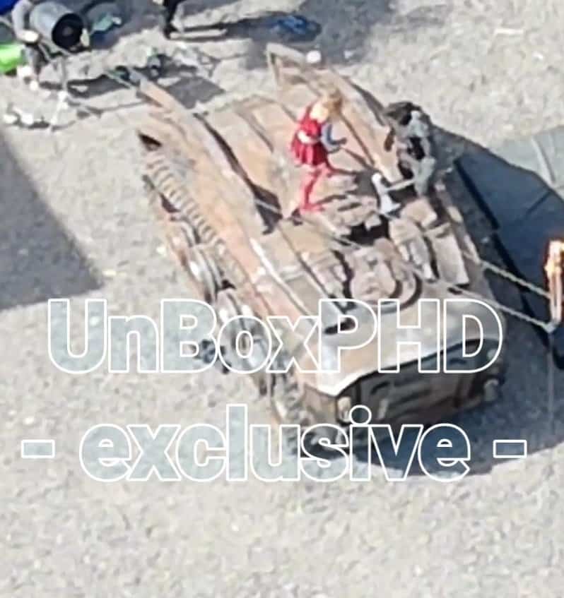 Milly Alcock Supergirl leaked set photos