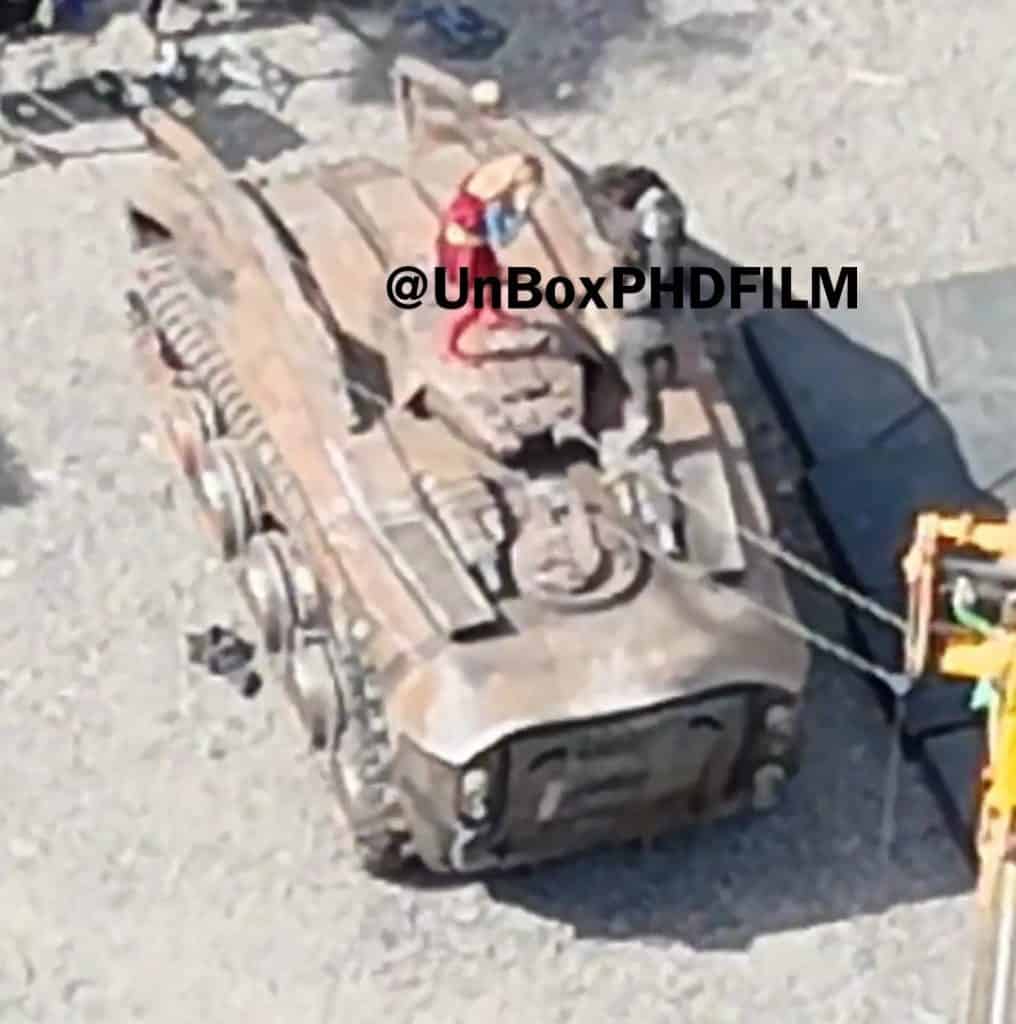 Milly Alcock Supergirl leaked set photos