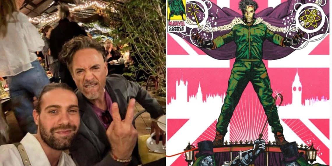 Robert Downey Jr. Victor Von Doom look