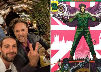 Robert Downey Jr. Victor Von Doom look