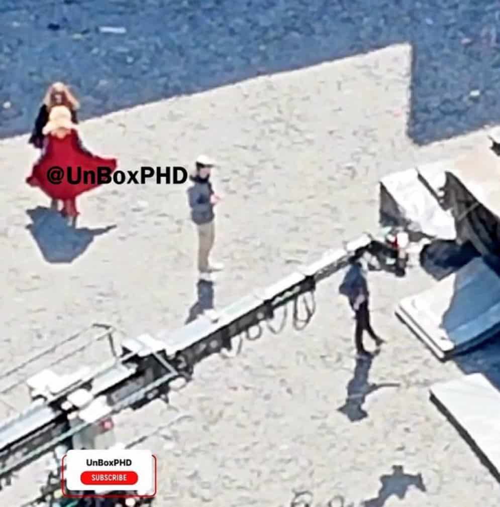 Milly Alcock Supergirl leaked set photos