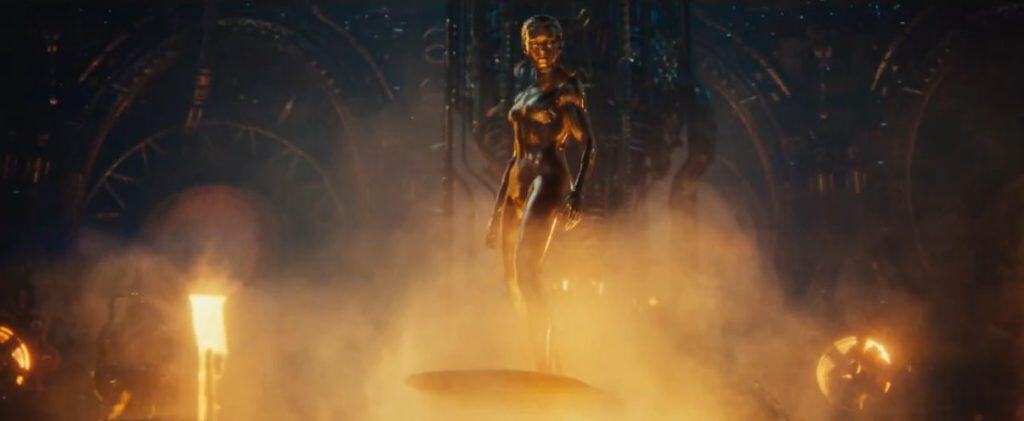 The Fantastic Four: First Steps trailer Julia Garner as Silver Surfer