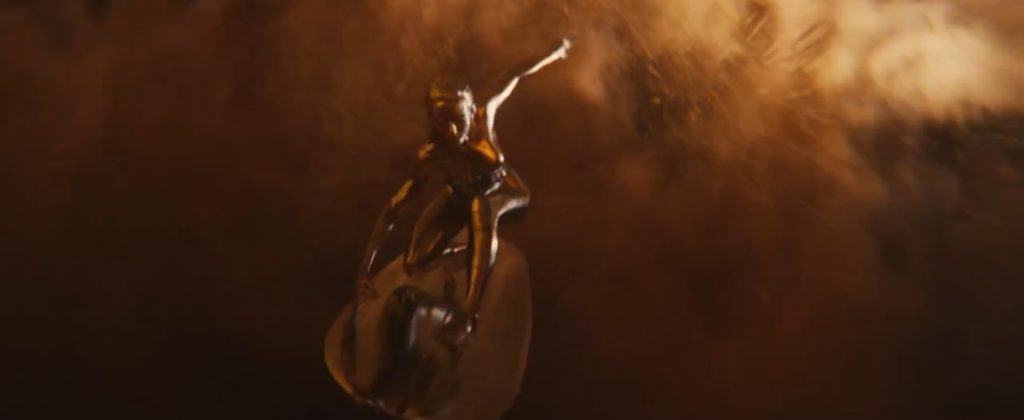 The Fantastic Four: First Steps trailer Julia Garner as Silver Surfer