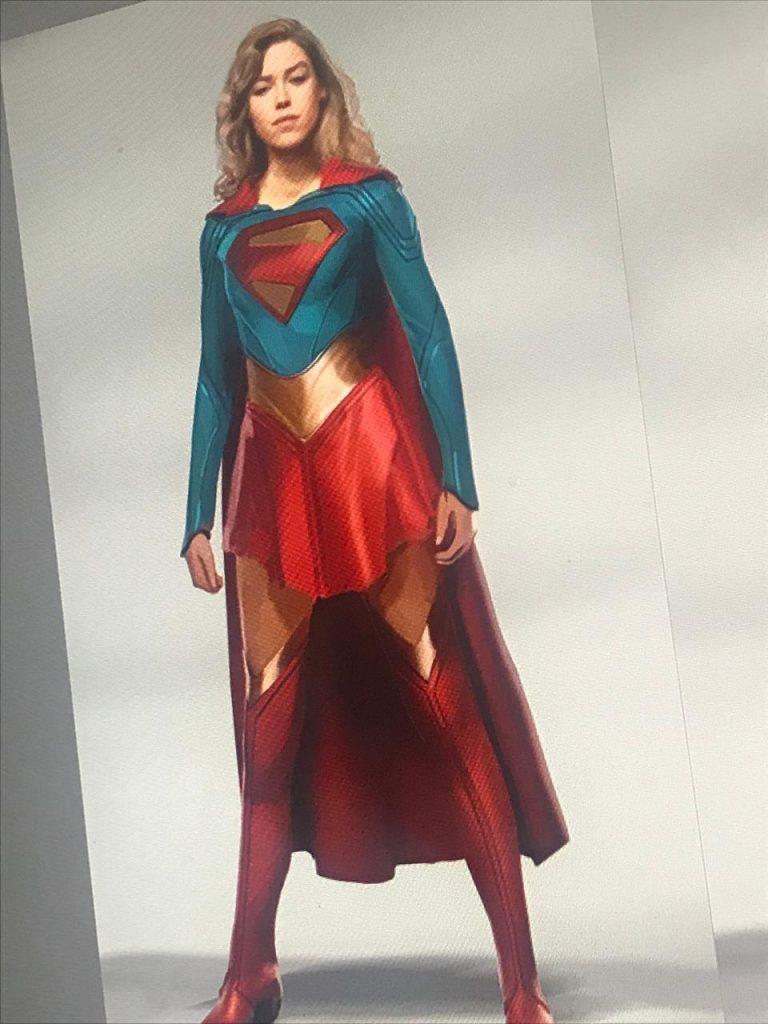 Milly Alcock Supergirl leaked set photos