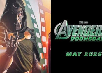 Marvel reveals the first look at Doctor Doom in Avengers: Doomsday during the Disney Blockbuster Consumer Products panel. See the promo art and details from the event.