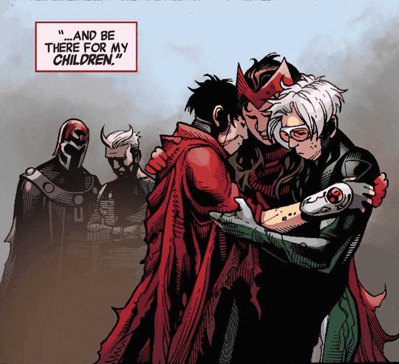 Wanda Maximoff plays a central role in Avengers: The Children’s Crusade (2010–2012)
