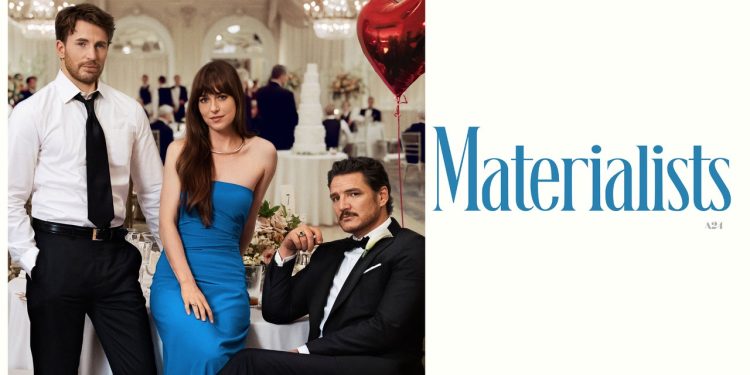 The Materialists VOD release date is set for July 15, 2025. Watch Celine Song's new film starring Dakota Johnson, Pedro Pascal, and Chris Evans on Amazon, iTunes, Vudu, and more.
