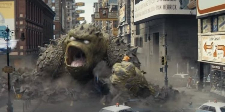 The first look at Giganto, the Fantastic Four’s first villain in the comics, is revealed in a new Little Caesars ad for Marvel’s The Fantastic Four: First Steps. See how the iconic monster comes to life!