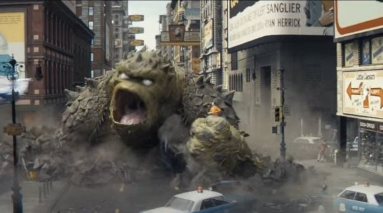The first look at Giganto, the Fantastic Four’s first villain in the comics, is revealed in a new Little Caesars ad for Marvel’s The Fantastic Four: First Steps. See how the iconic monster comes to life!