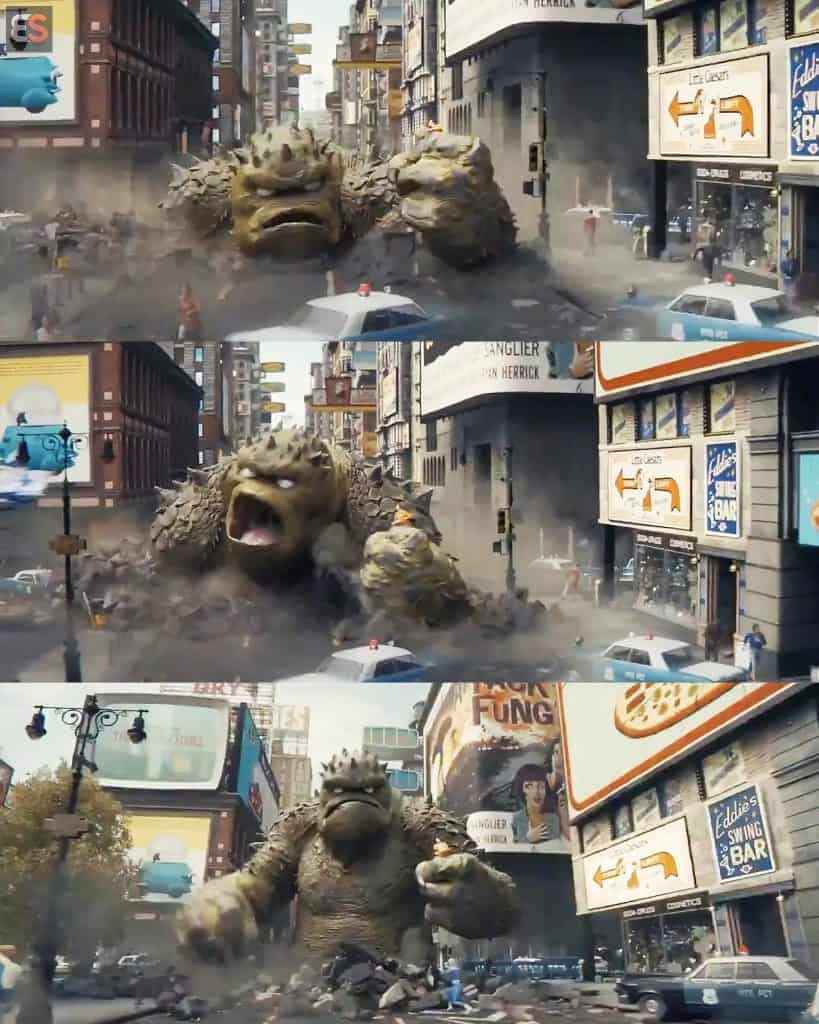 The first look at Giganto, the Fantastic Four’s first villain in the comics, is revealed in a new Little Caesars ad for Marvel’s The Fantastic Four: First Steps. See how the iconic monster comes to life!