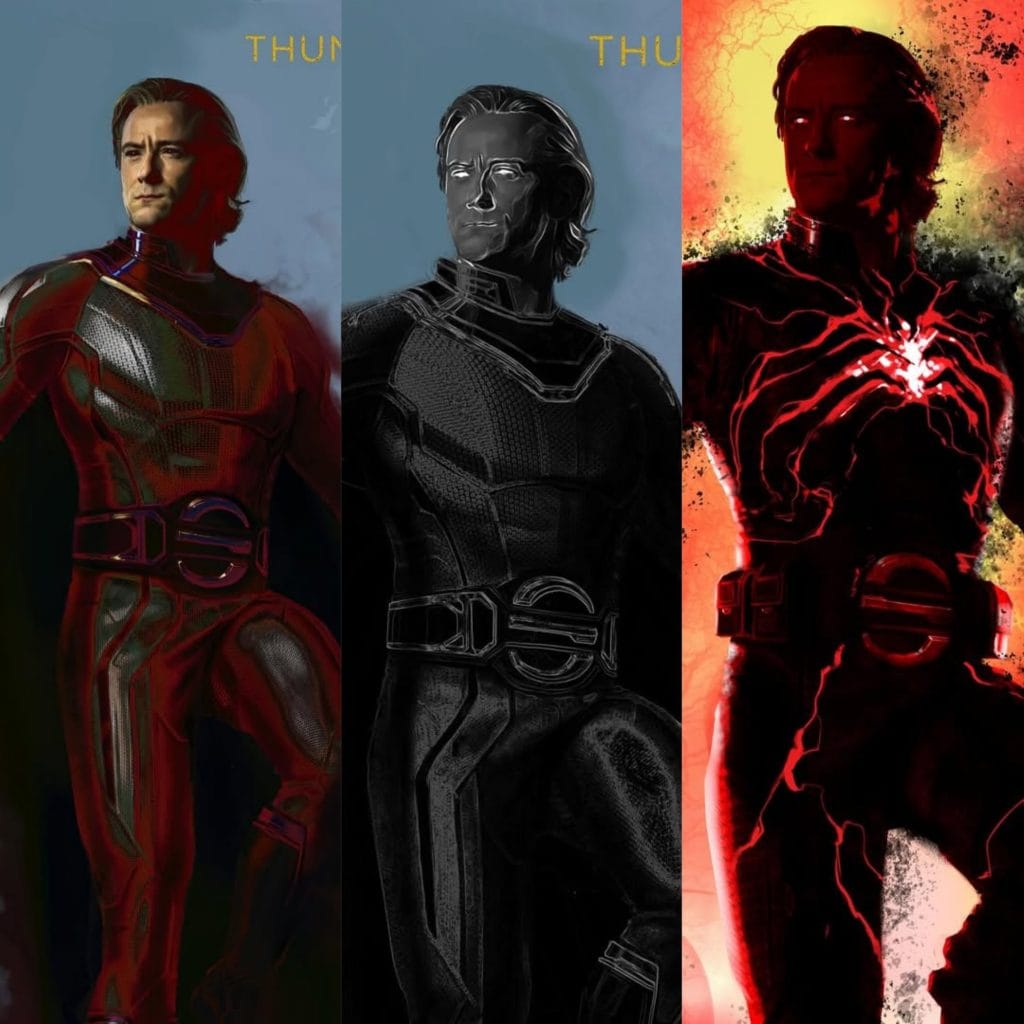 New concept art for Lewis Pullman’s Sentry/The Void in Marvel’s Thunderbolts has been revealed by Marvel Studios Senior Illustrator John Staub, offering a first look at the character’s cinematic design.