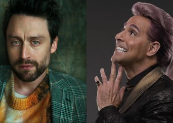 Kieran Culkin reacts to being cast as Caesar Flickerman in The Hunger Games: Sunrise on the Reaping, joking, “Lower those expectations. I have no idea what I’m doing with that.”