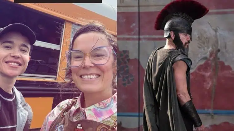 Elliot Page was spotted on the set of Christopher Nolan's The Odyssey in Iceland, with Zendaya also confirmed to be at the filming location alongside him.