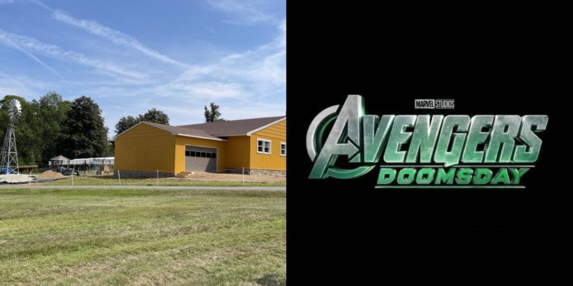 A new look at the 1960s-style Luke Cage house on the Avengers: Doomsday set at Windsor Great Park has surfaced. Captain Marvel’s ship is also set to be built and added to the set soon.