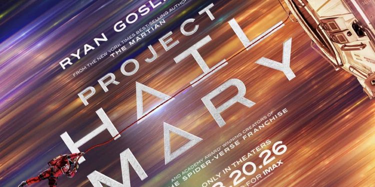 Amazon MGM Studios revealed the first look poster and trailer release date for Project Hail Mary, starring Ryan Gosling and Sandra Hüller.