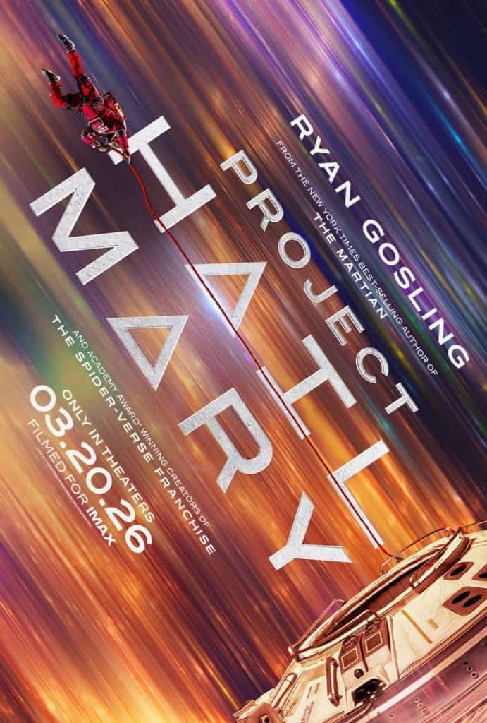 Amazon MGM Studios revealed the first look poster and trailer release date for Project Hail Mary, starring Ryan Gosling and Sandra Hüller.