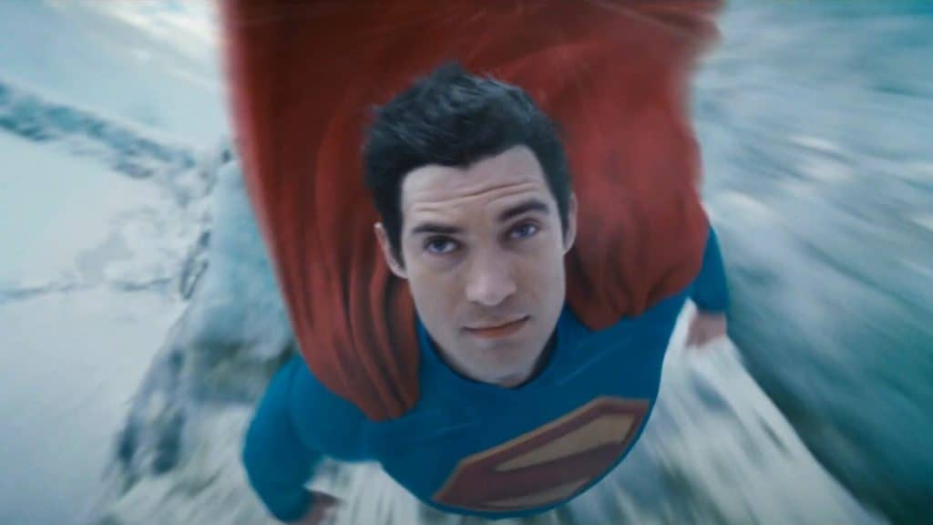 James Gunn confirms the viral "funky" Superman flying shot featuring David Corenswet won't appear in the final film. The unfinished VFX used real elements, including a photo and drone footage.