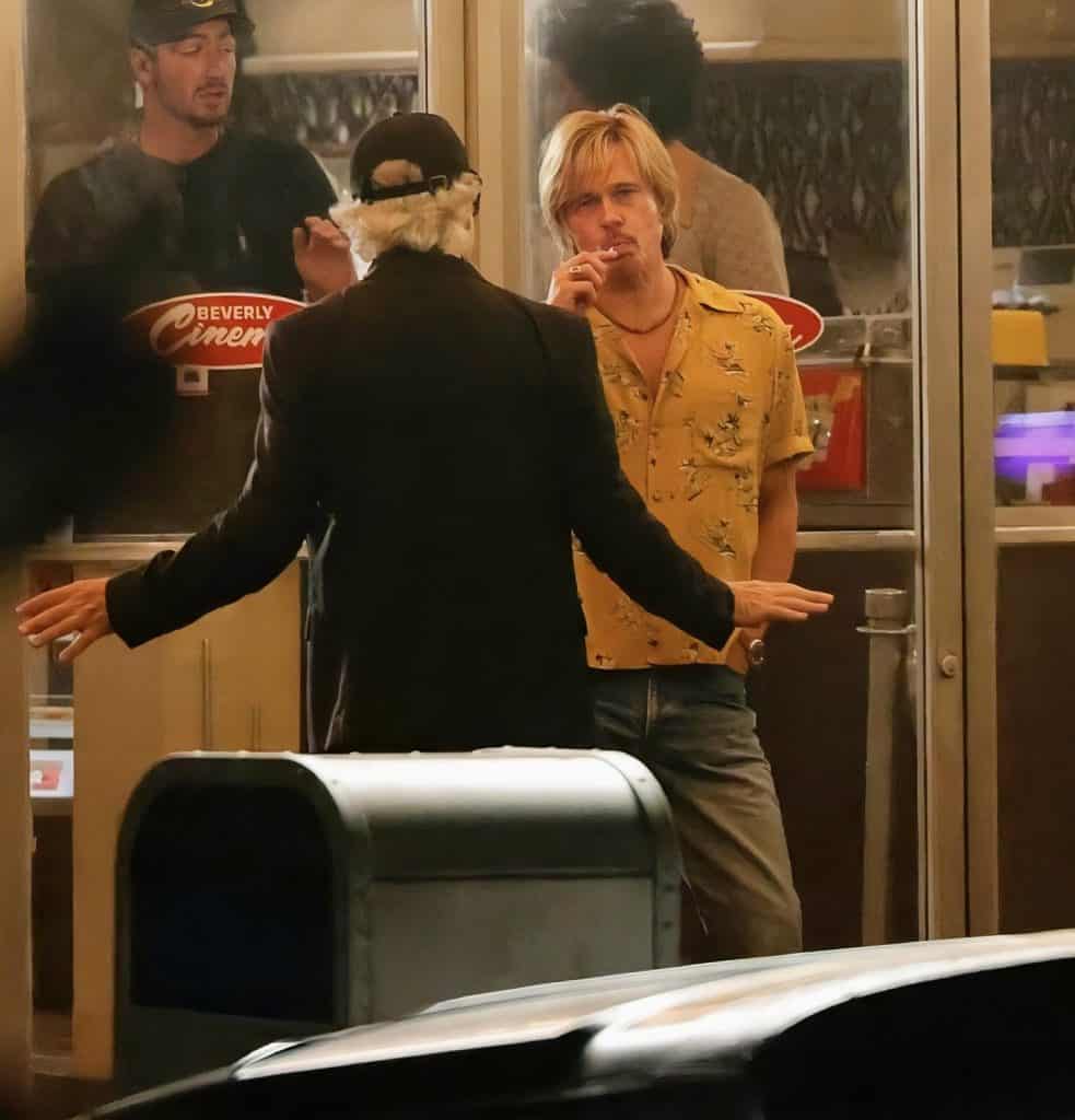 Filming has begun on The Continuing Adventures of Cliff Booth, the sequel to Once Upon a Time in Hollywood. Brad Pitt reprises his role as Cliff Booth, spotted on set at the Beverly Cinema in Los Angeles.