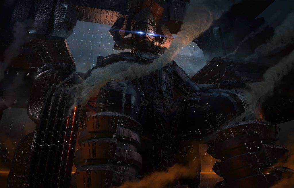 Marvel Studios’ Ryan Meinerding reveals stunning new concept art of Galactus from The Fantastic Four: First Steps, showcasing the cosmic villain’s epic scale and design.