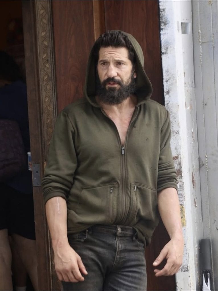 First look at Jon Bernthal as Frank Castle on the set of Marvel Studios’ Punisher special in New York City revealed in new set photos.