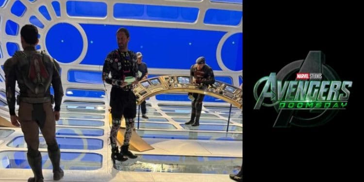 The first behind-the-scenes image of Ebon Moss-Bachrach, Danny Ramirez, and Wyatt Russell on the set of Avengers: Doomsday has been revealed.