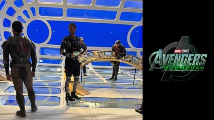 The first behind-the-scenes image of Ebon Moss-Bachrach, Danny Ramirez, and Wyatt Russell on the set of Avengers: Doomsday has been revealed.