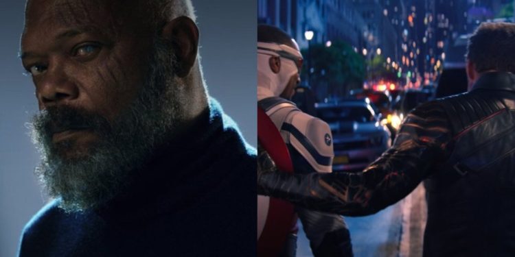 Samuel L. Jackson’s Nick Fury shares a key scene with Anthony Mackie and Sebastian Stan in Avengers: Doomsday, addressing the issue of the name “Avengers” as two teams stand divided.Ask ChatGPT